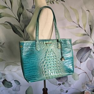 BRAHMIN | Medium Julian - Turquoise Melbourne Q69 151